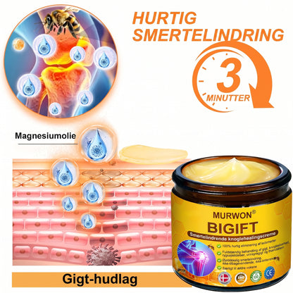 Spar 30%🎁🎁 |𝐌𝐔𝐑𝐖𝐎𝐍® Bi-Gift Smertelindrende & Knoglehelende Creme ✨✨✨ – Specielt udviklet til ældre