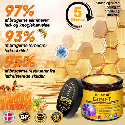 Spar 30%🎁🎁 |𝐌𝐔𝐑𝐖𝐎𝐍® Bi-Gift Smertelindrende & Knoglehelende Creme ✨✨✨ – Specielt udviklet til ældre